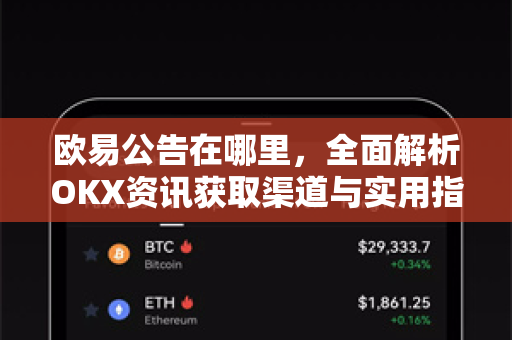 欧易公告在哪里，全面解析OKX资讯获取渠道与实用指南-第1张图片-欧易下载官网 - OKX官方交易所 | 交易及投资服务